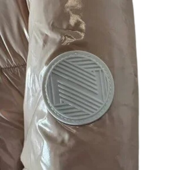 NWT Women's Noize Outerwear Puffer Pale Mauve Hooded Zipper Parka - XXL - Picture 5 of 16